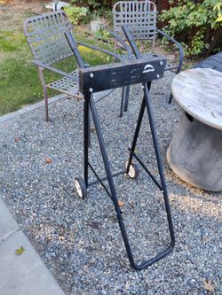 Boat motor engine stand