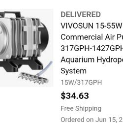 Air Pump - OPEN Box Never Used 