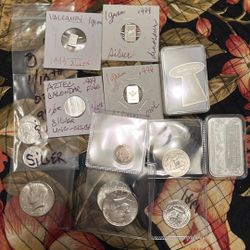 CHEAP SILVER MIX - UNC MELT GRAB N GO! See Pictures And List All At SCRAP MELT PRICE! Best Offer Today! 