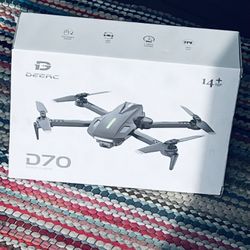 Brand New  DEERC Drone with Camera, D70 Drones with Camera for Adults 1080P HD
