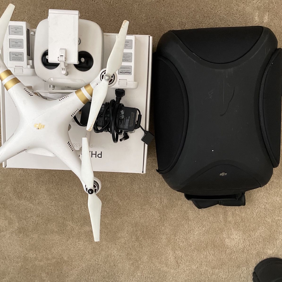Phantom 3 Pro Drone With Carrying Bag + Extra Battery