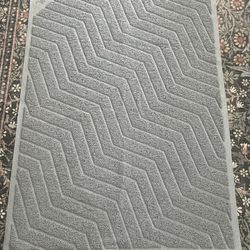 WePet Cat Litter Mat, XXL 47 x 36", Grey