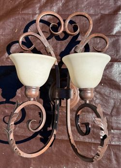 Double Arm Wall Sconce Light Fixture