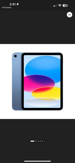 iPad 10th Generation Blue Color 256 GB