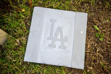 La Dodgers Concrete Stepping Stones 
