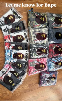 Bape zip ups