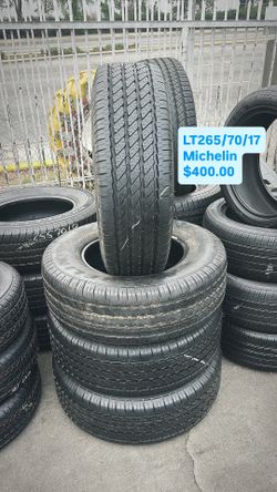 Used Set Of Michelin LT265/70/17 Tires