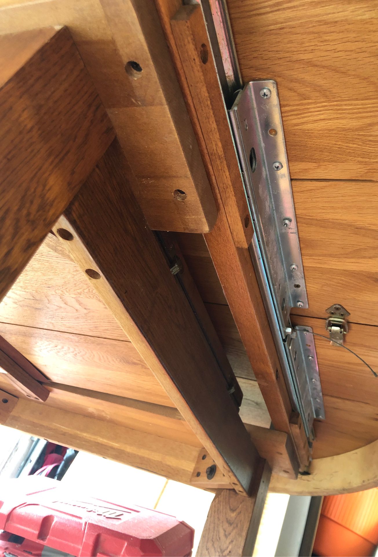 Solid wood table