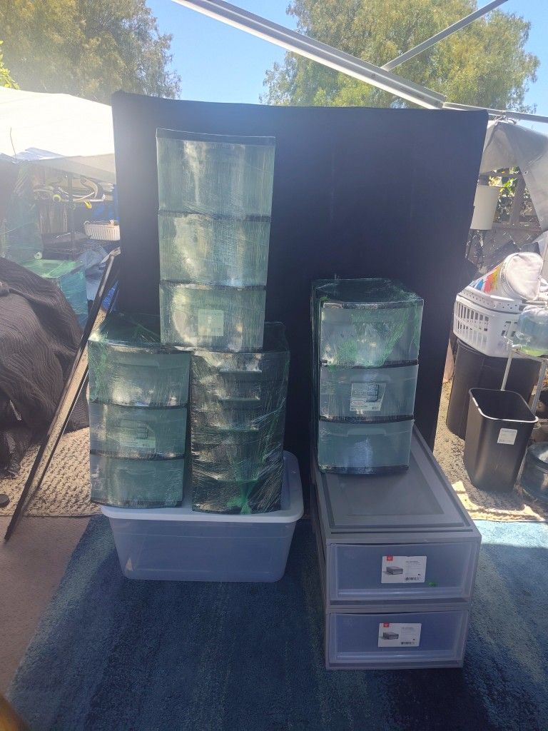 Plastic Drawers of Different Sizes