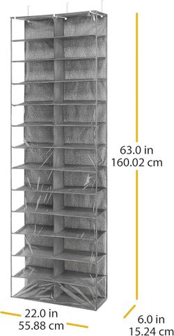 26 Shoe Behind The Door Organizer