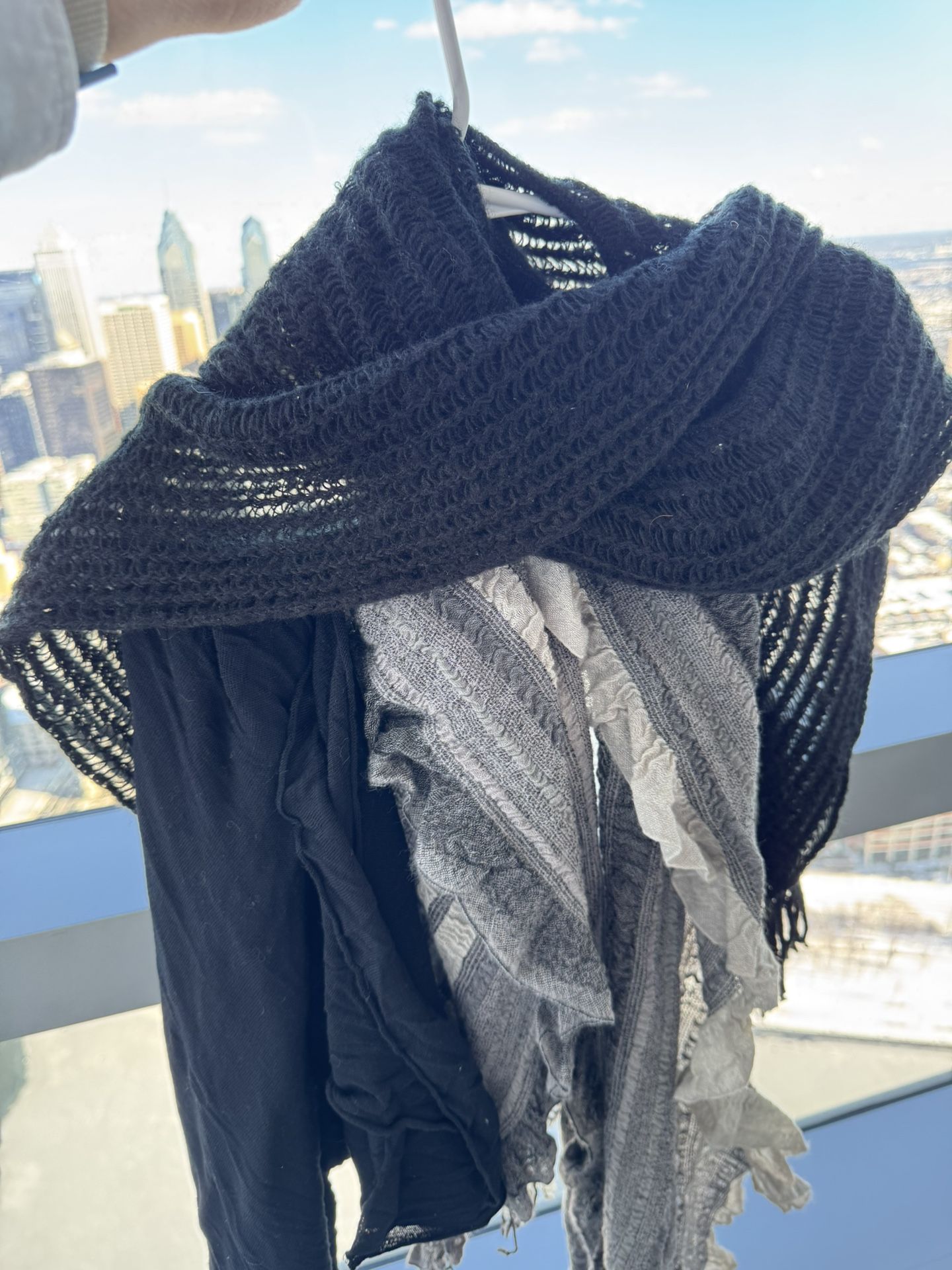 3 chic scarves/wraps