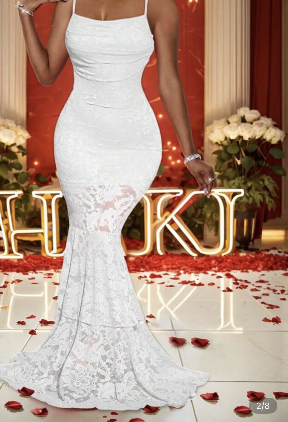 BRAND NEW NEVER WORN all White Dress Lace