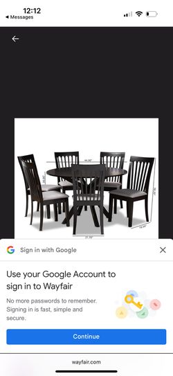 Dining Table Brown