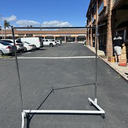 Only Hangers Commercial Grade Garment Z-Rack with a white base