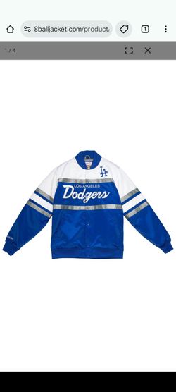 Los Angeles Dodgers Satin Jacket Mitchell And Ness