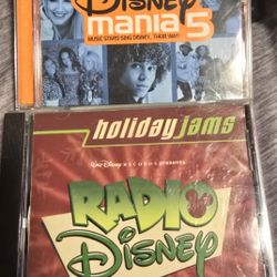 2 CD LOT: Disney Radio Holiday Jams & Disney Mania 5