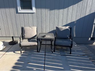 Patio table and chairs