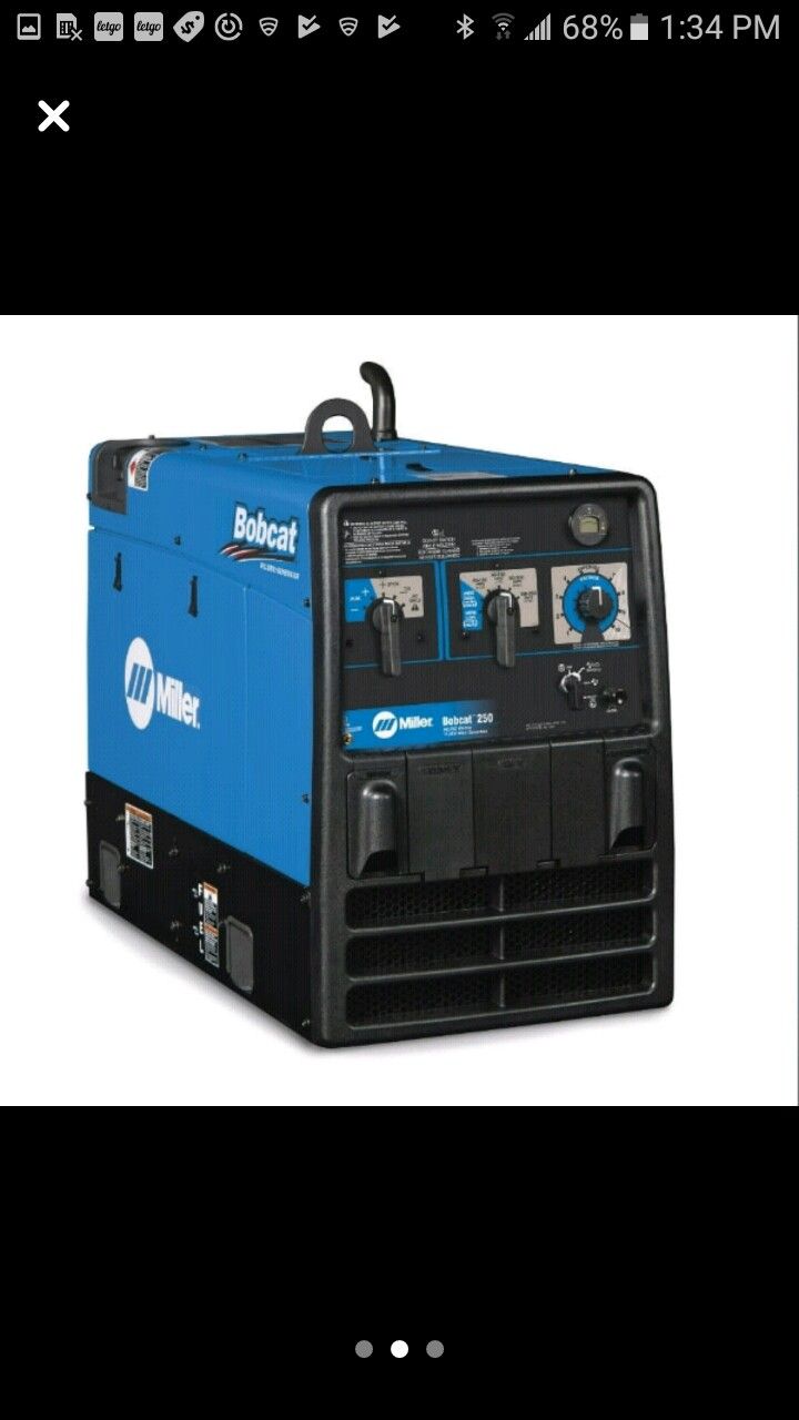 Miller bobcat welder generator