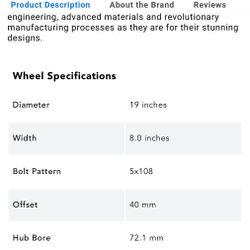 TSW Nurburgring Rim And Tire