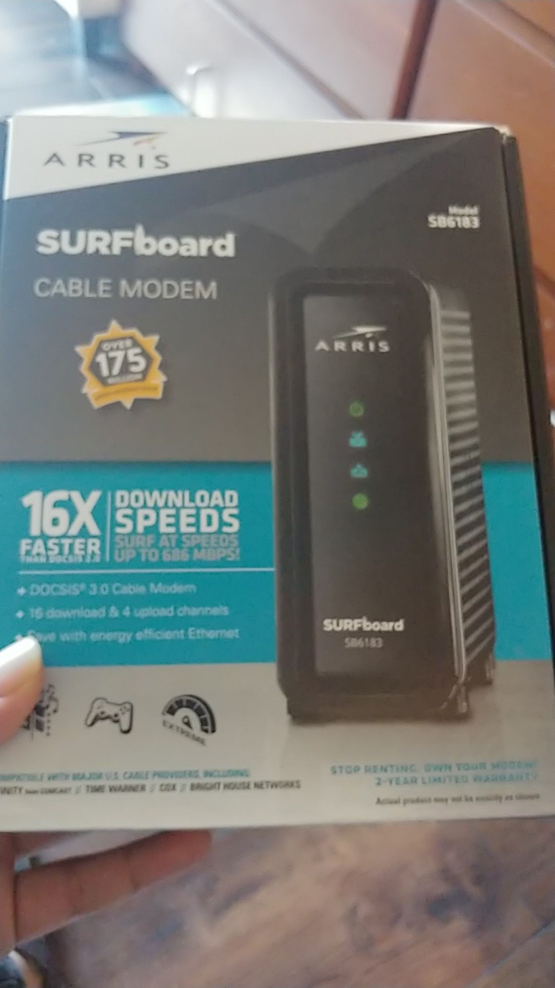 Modem arris surfboard sb6183