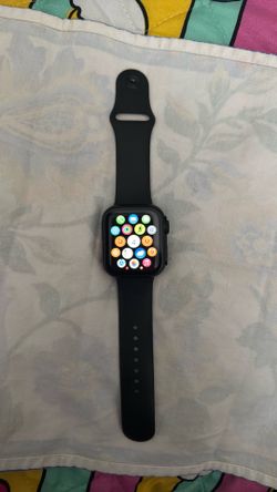 Apple Watch with Black Sport Band
