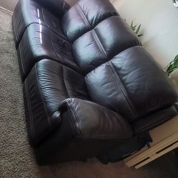 Leather Brown Sofa