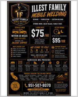Mobile welding.