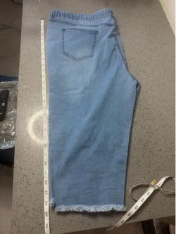 New size4X women denim shorts