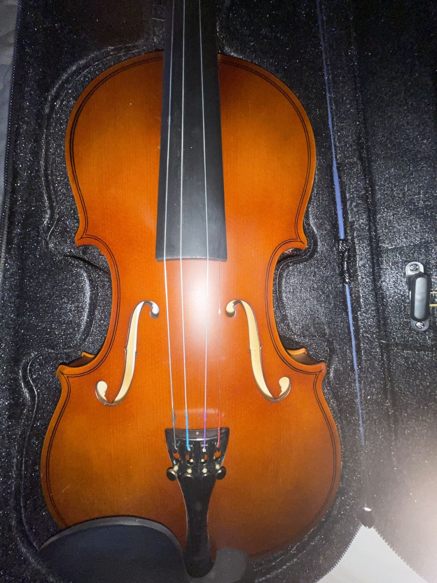 ADM 4/4 Full Size Wood Violin Set for Beginner Acoust