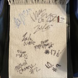 Signed Texas A&M 12th man towel