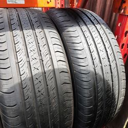 Pair of 2 used continental tires 225/60/r17 ‼️ free instalation ‼️