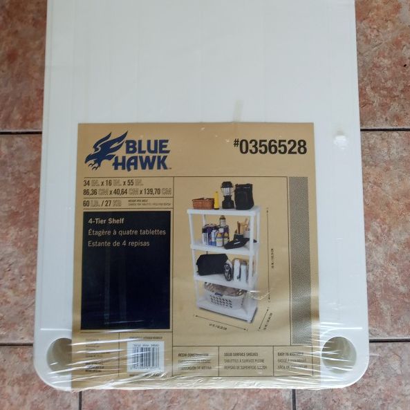 PLASTIC FREESTANDING STORAGE SHELF Shelves Rack