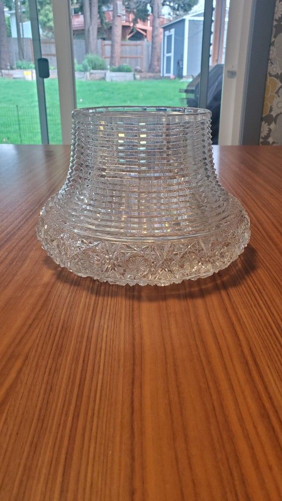 Rare American Brilliant Cut Glass - Unidentified Piece/Pattern - Vase? Jar?