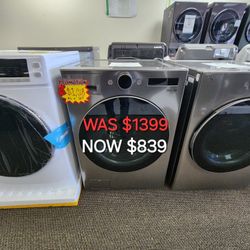 4.5 Cu. Ft. Stackable Smart Front Load Washer With Ai Digital Dial 