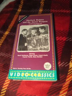 Sherlock Holmes and the Secret Weapon VHS
