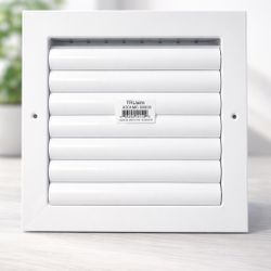8x8 White Air Vent Cover