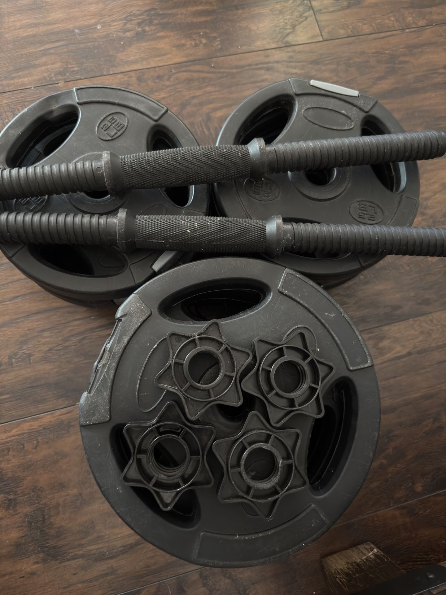 💪 Adjustable Dumbbell & Weight Set – Great for Home Gym! 💪 OBO