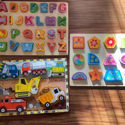 Educational Puzzles For Toddlers (MOVING SALE) 