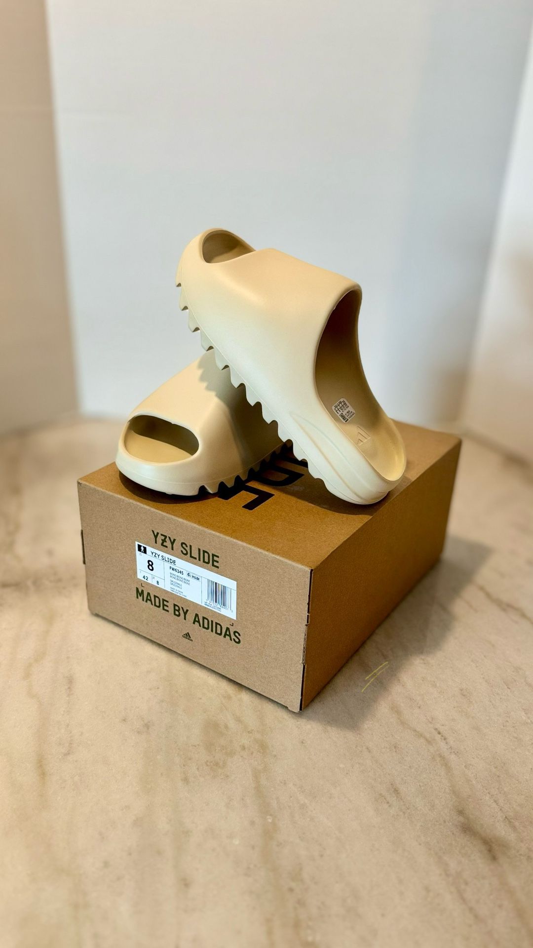 Adidas Yeezy Slide Bone  Size  8 Brand New In Box 