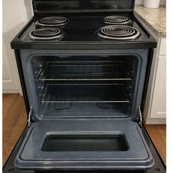 GE Black Electric Range – Fully Functional