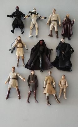 Star Wars Action Figures Lot of 11