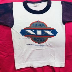 VINTAGE SUPER BOWL XIX T-SHIRT 