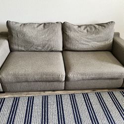 Needs Home Today! Comfy Grey Couch 
