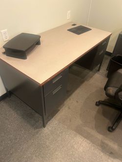 Office desk and cabinets for sale