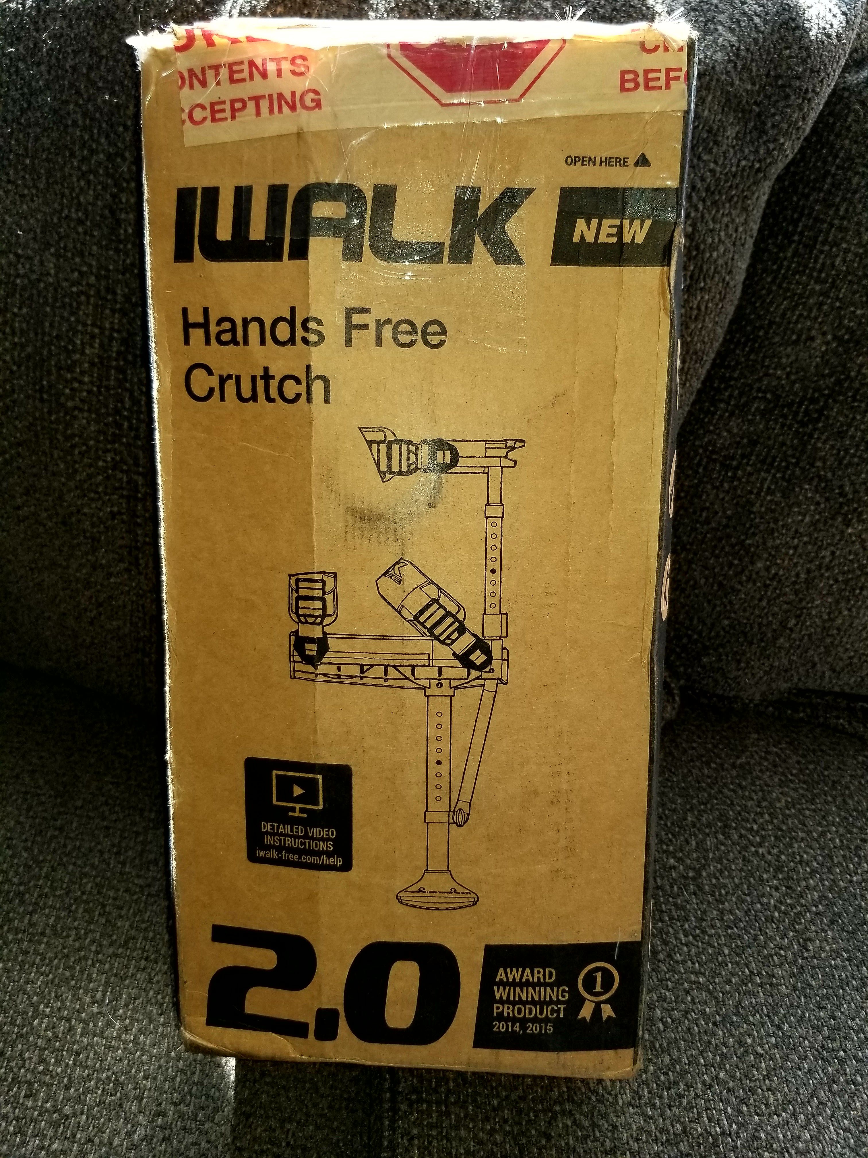 iWALK2.0 Hands Free Knee Crutch - Altlernative for Crutches and Knee Scooters - by iWALKFree