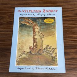  The Velveteen Rabbit, Original Edition, Hardcover, 1991 WITH Dust Cover EUC