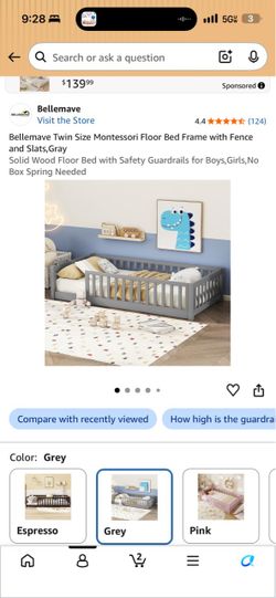 Twin bed frame