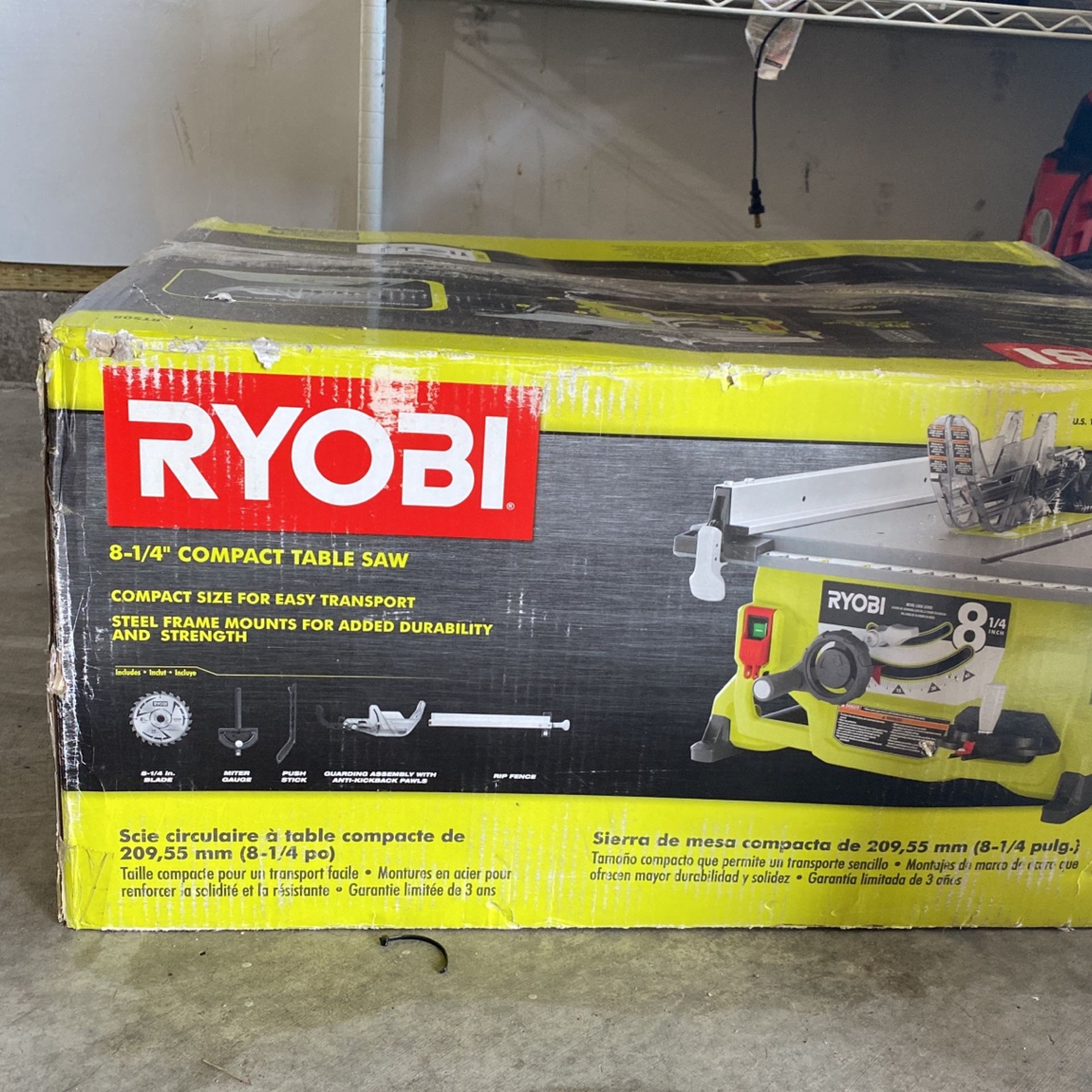 RYOBI COMPACT TABLE SAW 