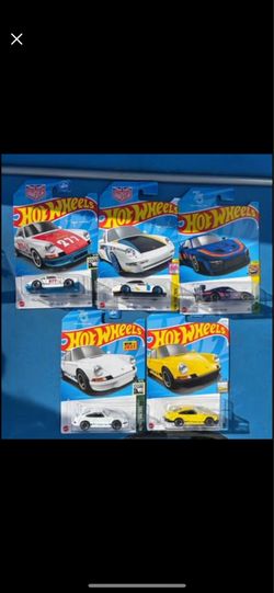 Various Porsche Hotwheels