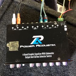 Power Acoustik Equalizer